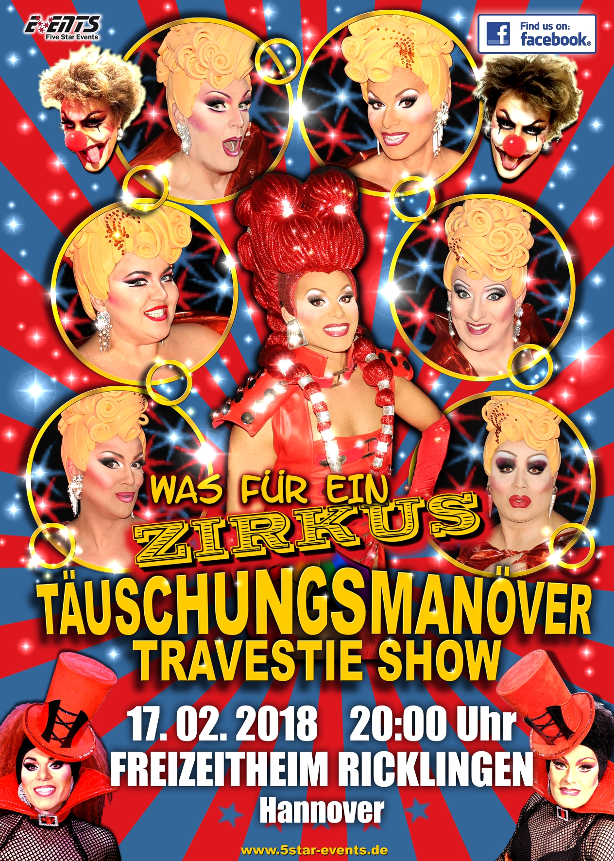 Täuschungsmanöver Travestie-Show in Hannover